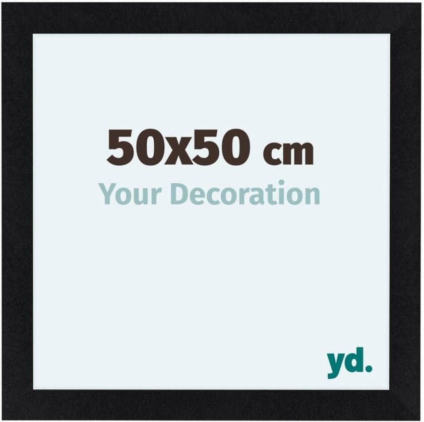 Your Decoration Como MDF Fotolijst 50x50cm Zwart Mat