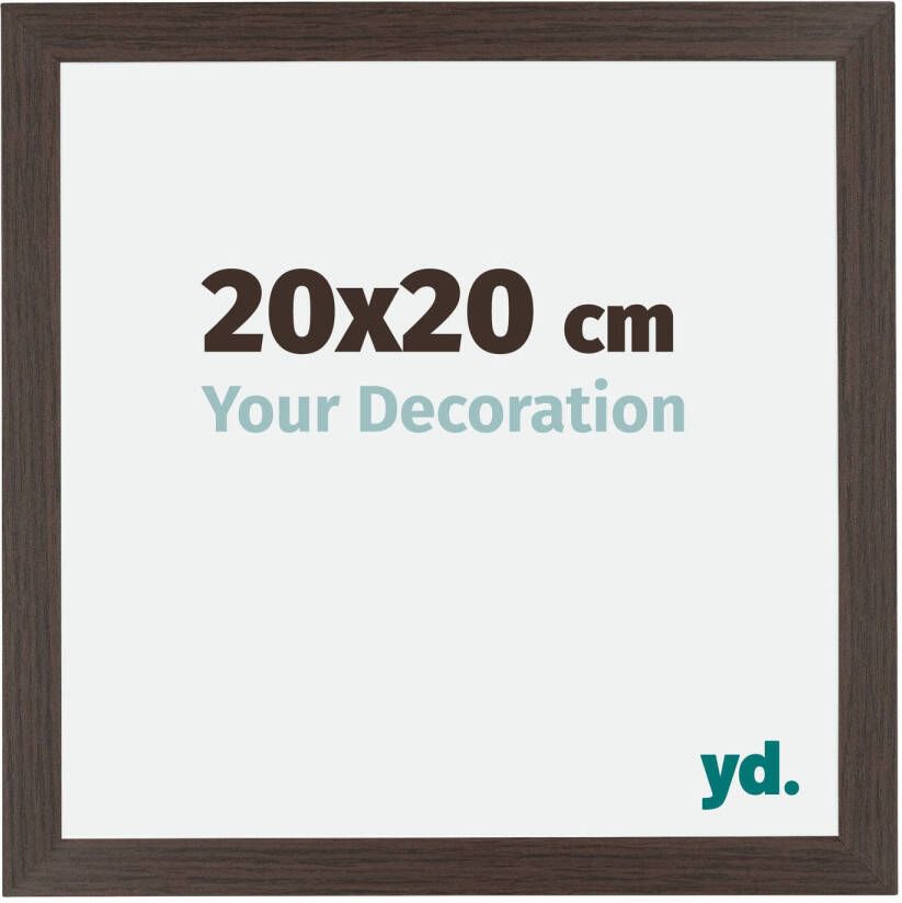 Your Decoration Fotolijst 20x20cm Eiken Donker MDF Mura