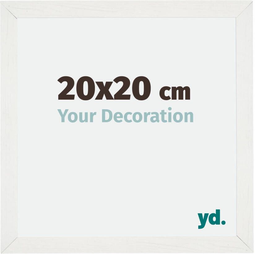 Your Decoration Fotolijst 20x20cm Wit Geveegd MDF Mura