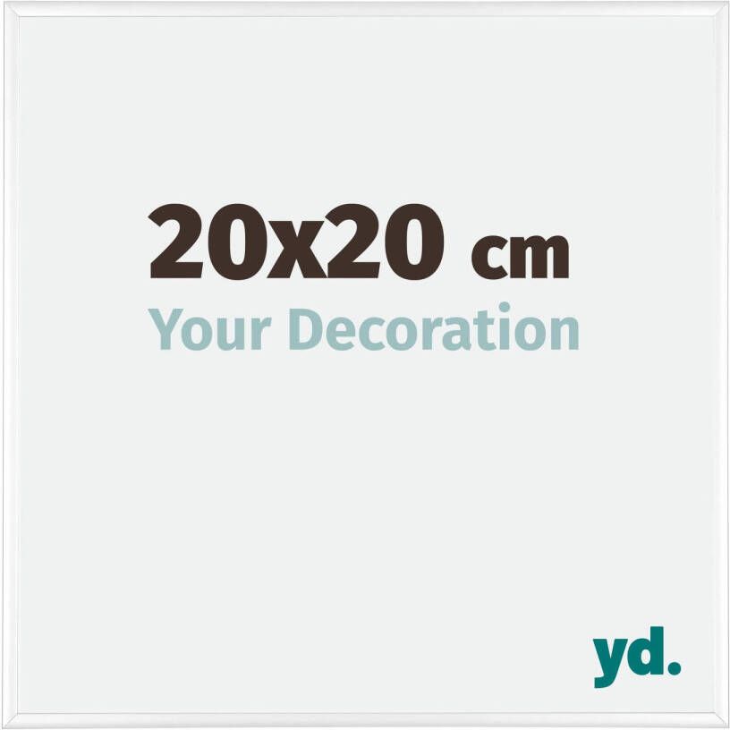 Your Decoration Fotolijst 20x20cm Wit Hoogglans Aluminium Kent