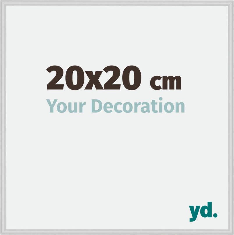 Your Decoration Fotolijst 20x20cm Zilver Mat Aluminium New York