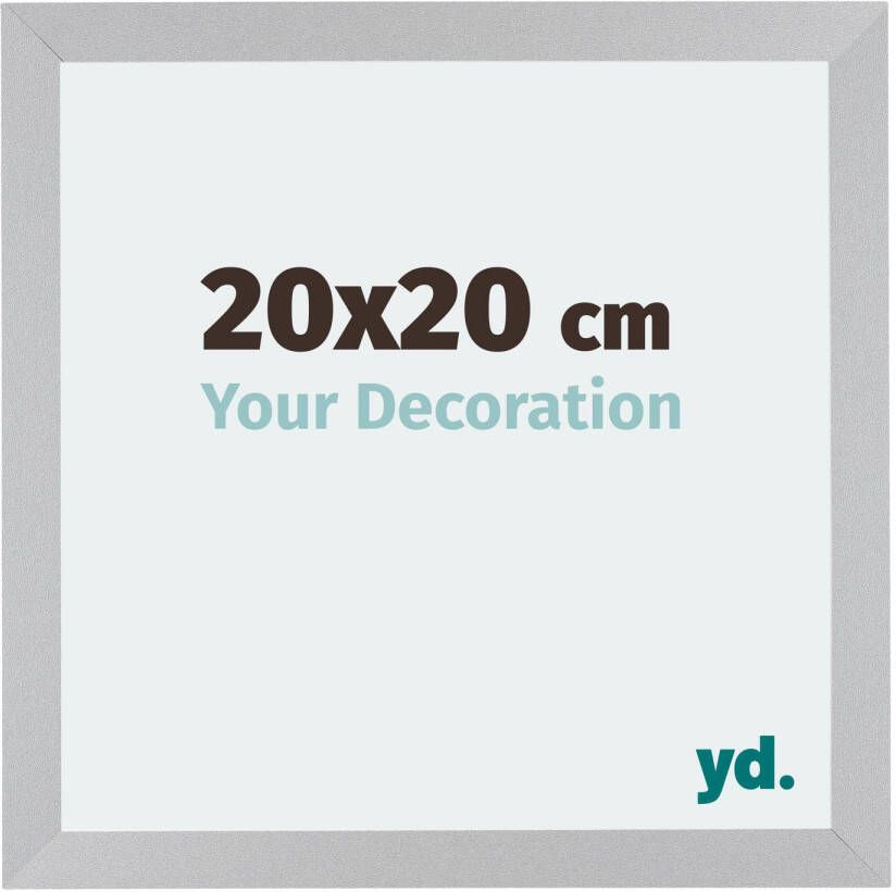 Your Decoration Fotolijst 20x20cm Zilver Mat MDF Mura