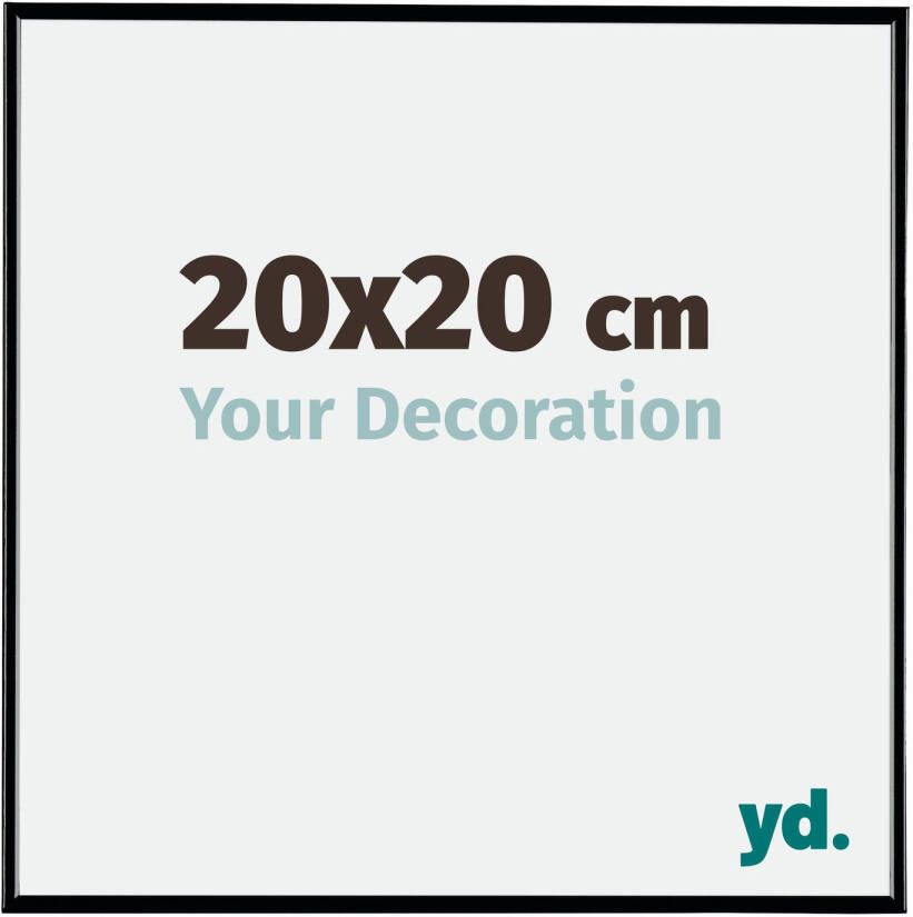 Your Decoration Fotolijst 20x20cm Zwart Hoogglans Kunststof Evry