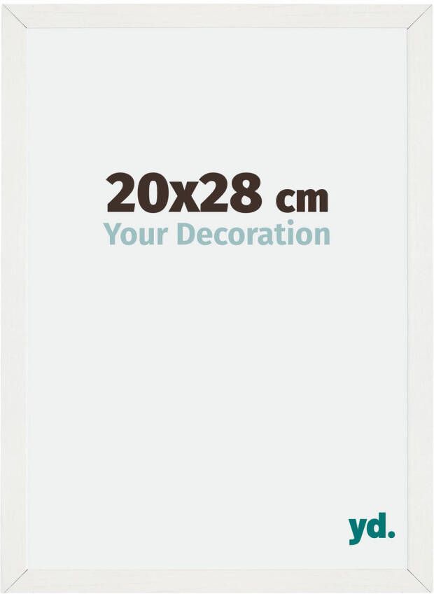 Your Decoration Fotolijst 20x28cm Wit Geveegd MDF Mura