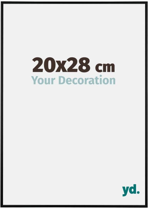 Your Decoration Fotolijst 20x28cm Zwart Mat Aluminium Kent