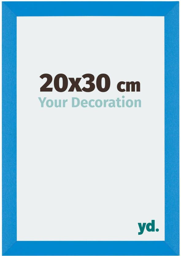 Your Decoration Fotolijst 20x30cm Helder Blauw MDF Mura