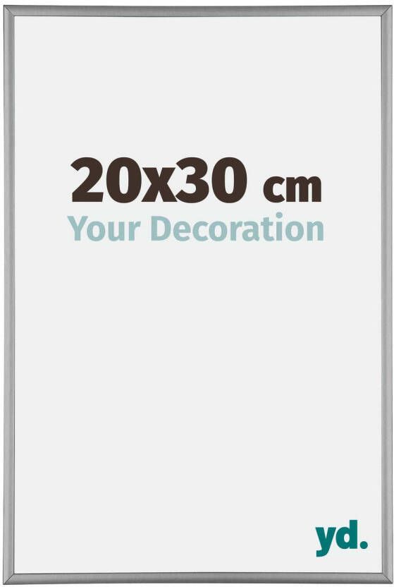 Your Decoration Fotolijst 20x30cm Platina Aluminium Kent