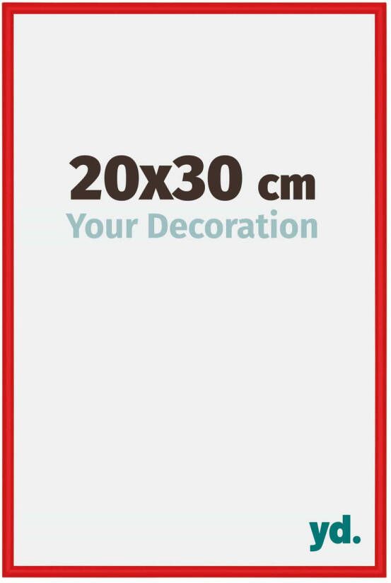 Your Decoration Fotolijst 20x30cm Rood Ferrari Aluminium New York