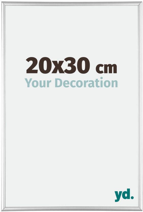 Your Decoration Fotolijst 20x30cm Zilver Hoogglans Aluminium Kent