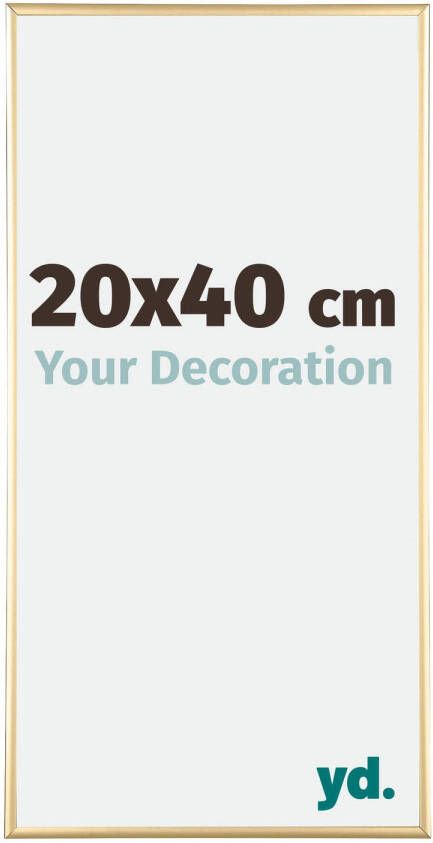 Your Decoration Fotolijst 20x40cm Goud Glanzend Aluminium Austin