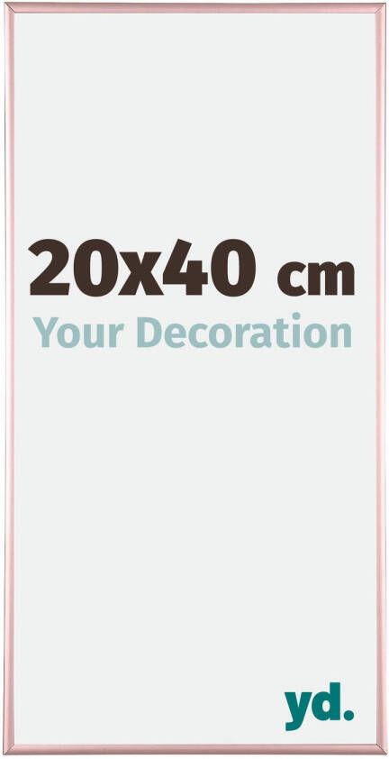 Your Decoration Fotolijst 20x40cm Koper Aluminium Kent