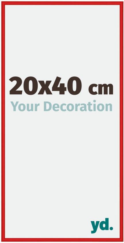 Your Decoration Fotolijst 20x40cm Rood Ferrari Aluminium New York