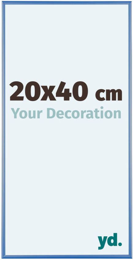 Your Decoration Fotolijst 20x40cm Staal Blauw Aluminium Austin