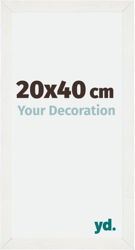 Your Decoration Fotolijst 20x40cm Wit Geveegd MDF Mura