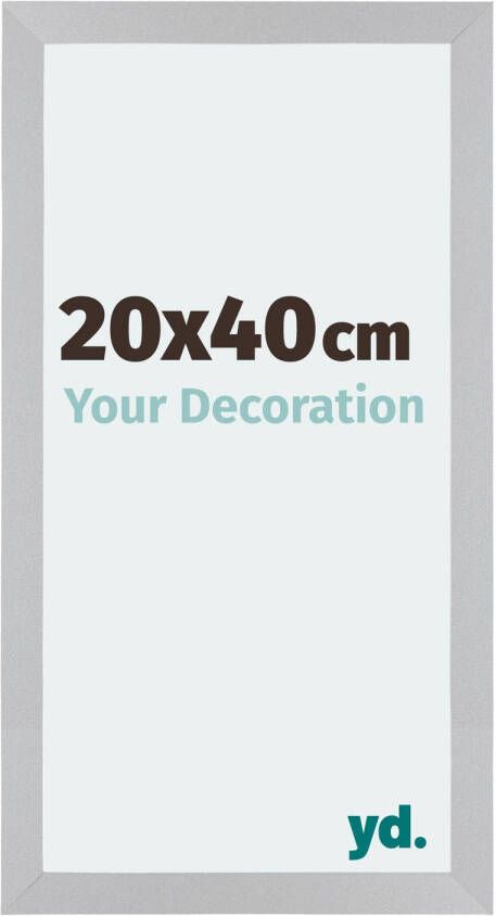 Your Decoration Fotolijst 20x40cm Zilver Mat MDF Mura