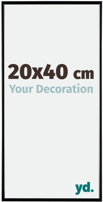 Your Decoration Fotolijst 20x40cm Zwart Hoogglans Kunststof Evry