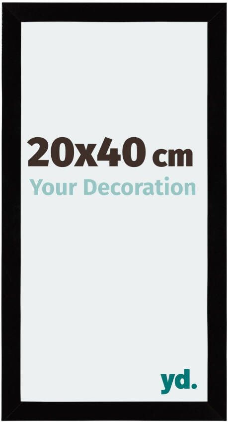 Your Decoration Fotolijst 20x40cm Zwart Hoogglans MDF Mura