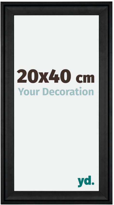 Your Decoration Fotolijst 20x40cm Zwart Hout Birmingham