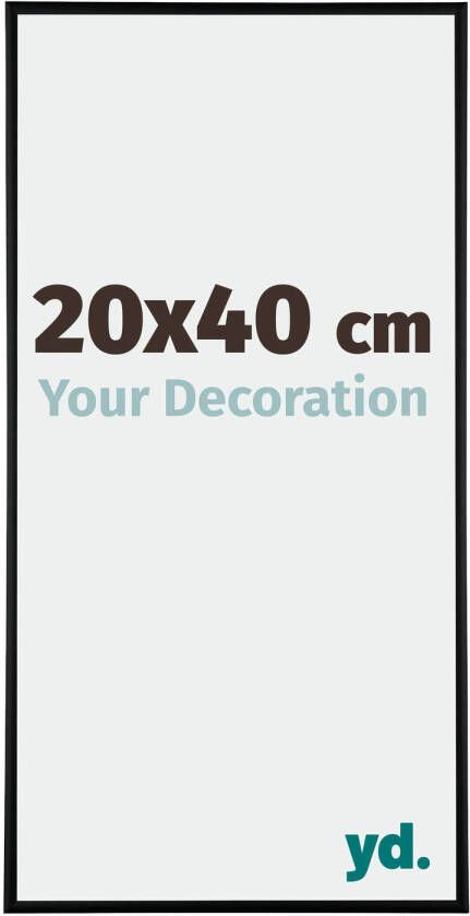 Your Decoration Fotolijst 20x40cm Zwart Mat Aluminium Kent