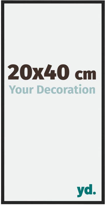 Your Decoration Fotolijst 20x40cm Zwart Mat Aluminium New York