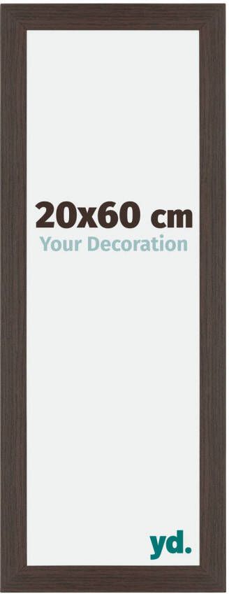 Your Decoration Fotolijst 20x60cm Eiken Donker MDF Mura