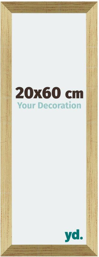 Your Decoration Fotolijst 20x60cm Goud Glanzend MDF Mura