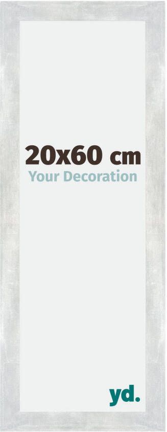 Your Decoration Fotolijst 20x60cm Zilver Mat MDF Mura