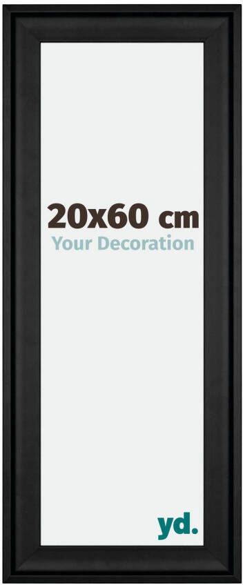 Your Decoration Fotolijst 20x60cm Zwart Hout Birmingham