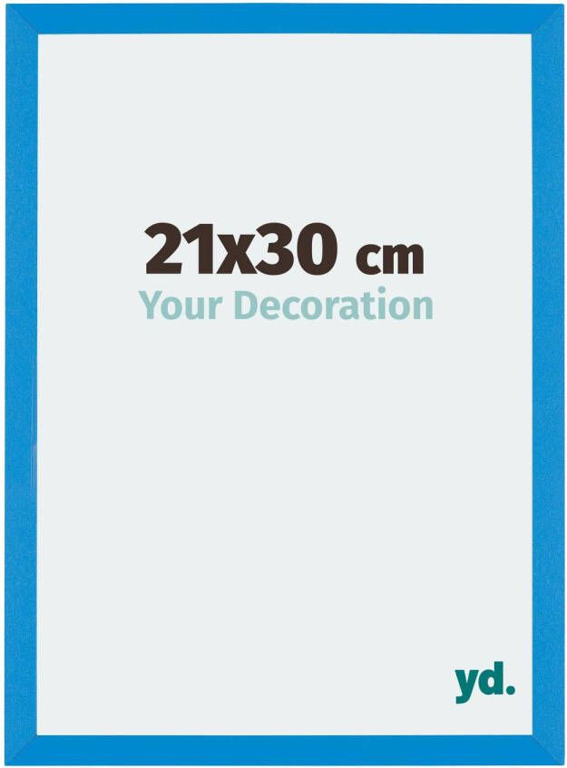 Your Decoration Fotolijst 21x30cm Helder Blauw MDF Mura