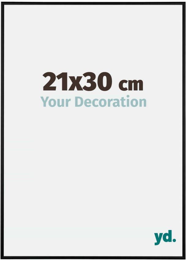 Your Decoration Fotolijst 21x30cm Zwart Mat Aluminium Kent