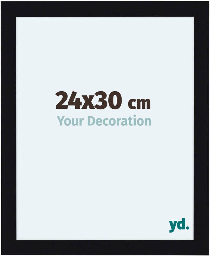 Your Decoration Fotolijst 24x30cm Zwart Hoogglans MDF Como