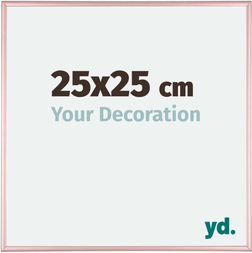 Your Decoration Fotolijst 25x25cm Koper Aluminium Kent