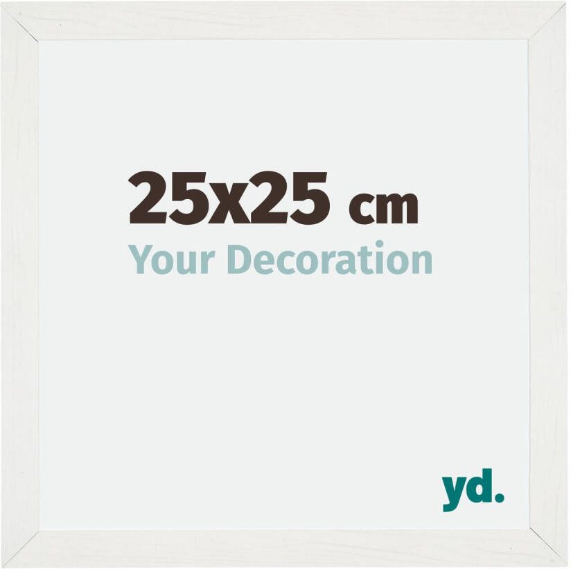 Your Decoration Fotolijst 25x25cm Wit Geveegd MDF Mura