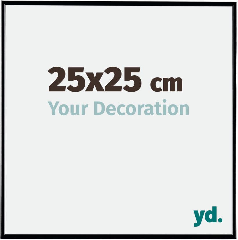 Your Decoration Fotolijst 25x25cm Zwart Hoogglans Kunststof Evry