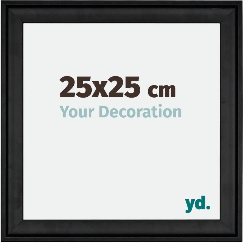 Your Decoration Fotolijst 25x25cm Zwart Hout Birmingham