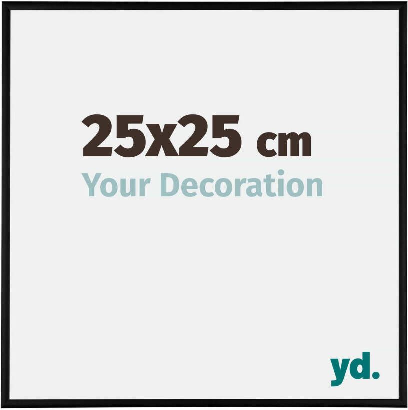 Your Decoration Fotolijst 25x25cm Zwart Mat Aluminium Kent