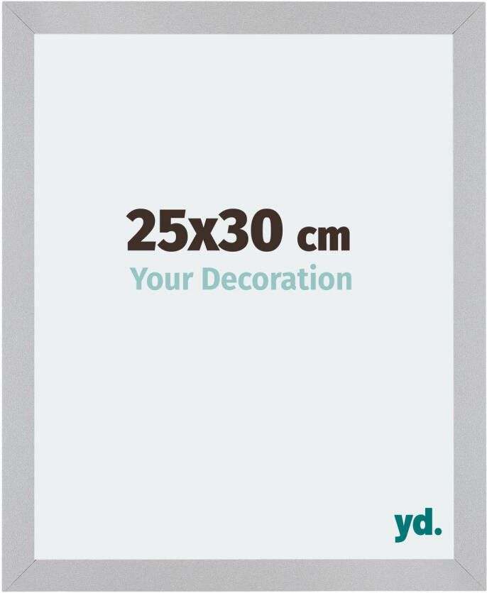 Your Decoration Fotolijst 25x30cm Zilver Mat MDF Mura