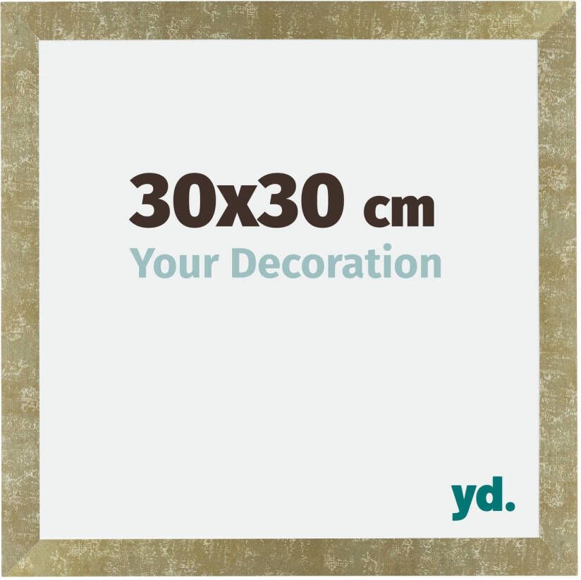 Your Decoration Fotolijst 30x30cm Goud Antiek MDF Mura