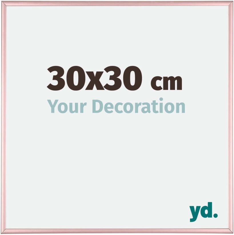 Your Decoration Fotolijst 30x30cm Koper Aluminium Kent