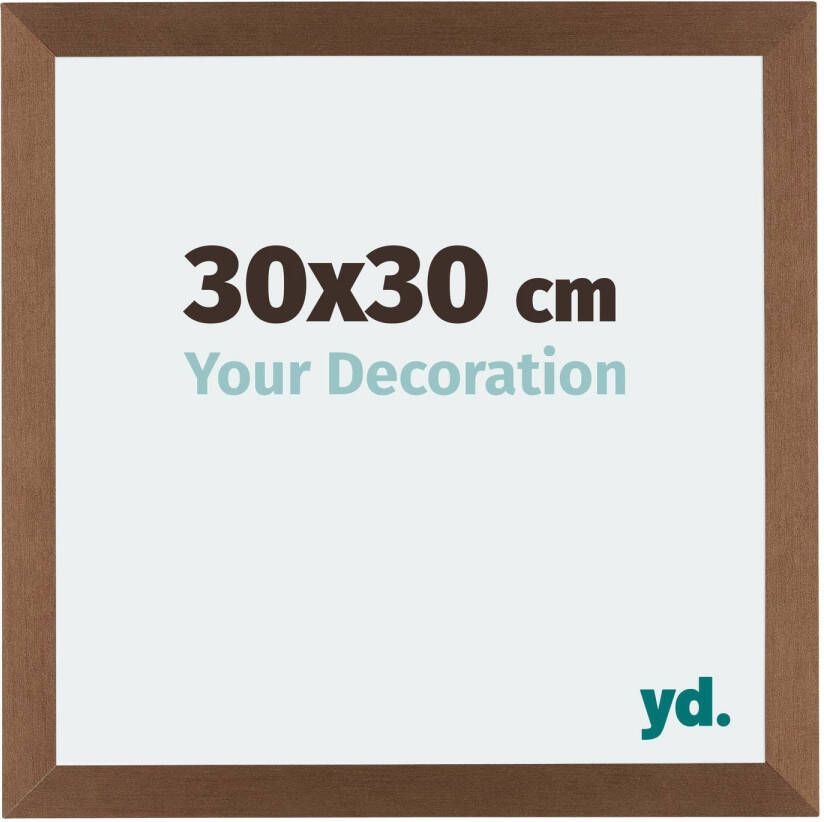 Your Decoration Fotolijst 30x30cm Koper Decor MDF Mura
