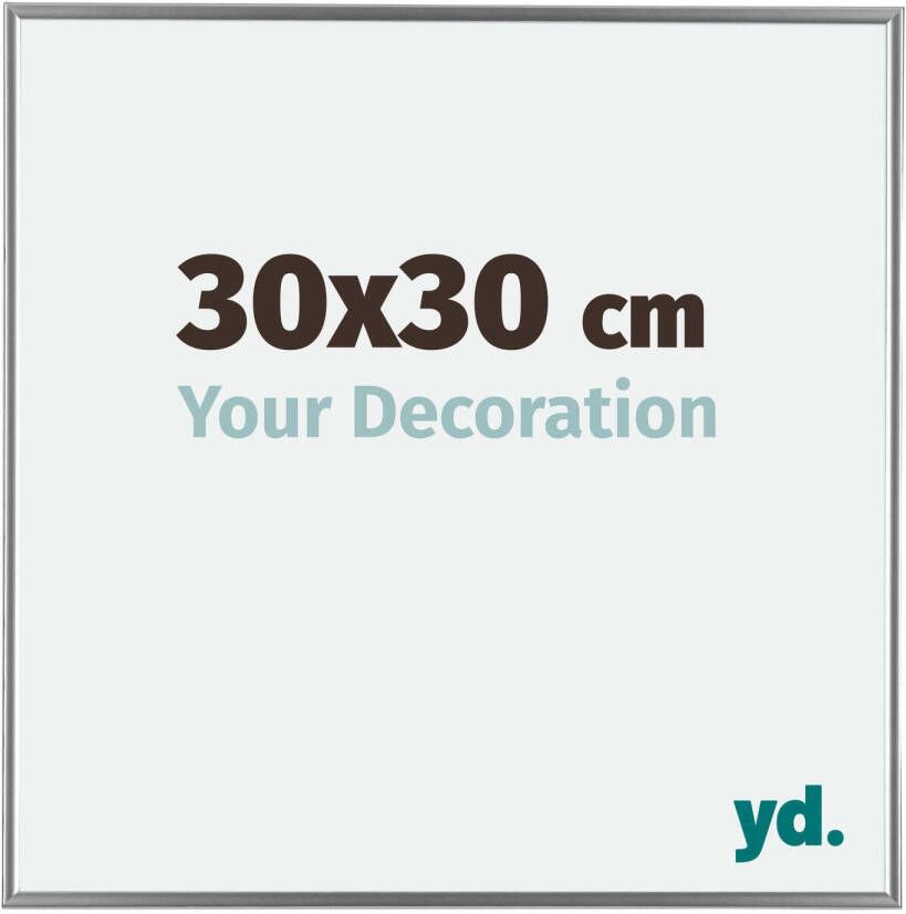 Your Decoration Fotolijst 30x30cm Zilver Kunststof Evry