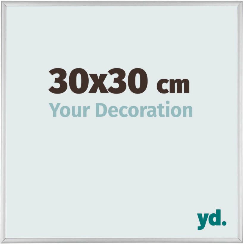 Your Decoration Fotolijst 30x30cm Zilver Mat Aluminium Austin