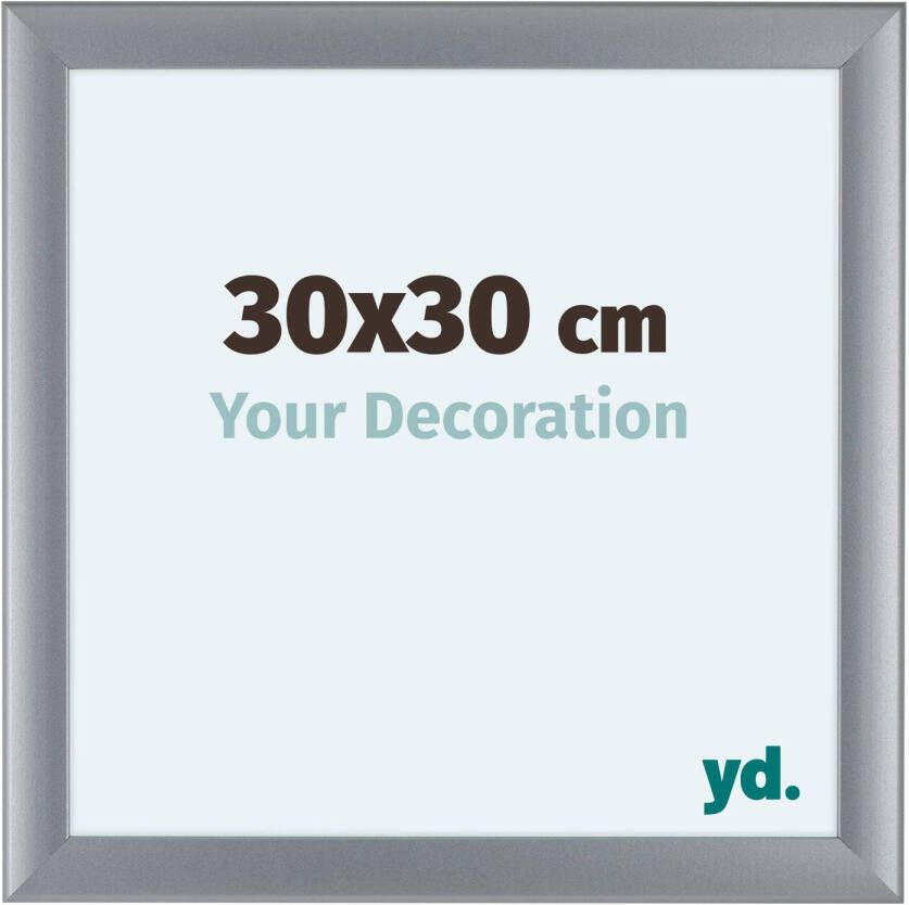 Your Decoration Fotolijst 30x30cm Zilver Mat MDF Como