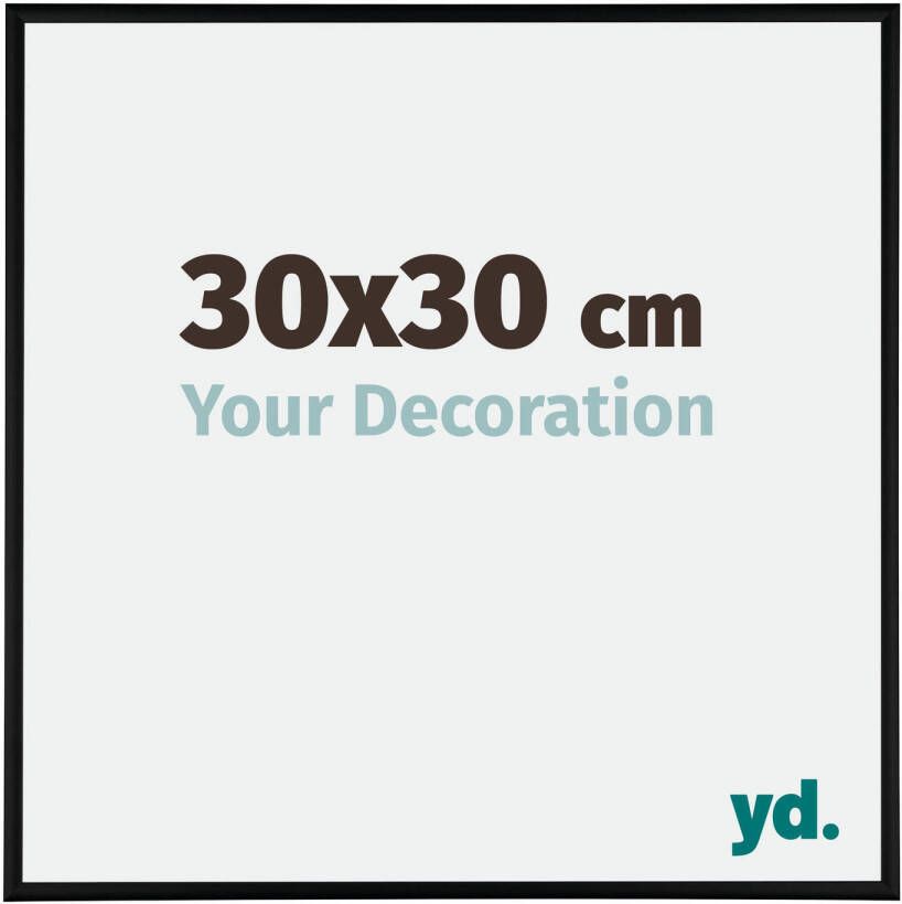 Your Decoration Fotolijst 30x30cm Zwart Mat Aluminium Austin