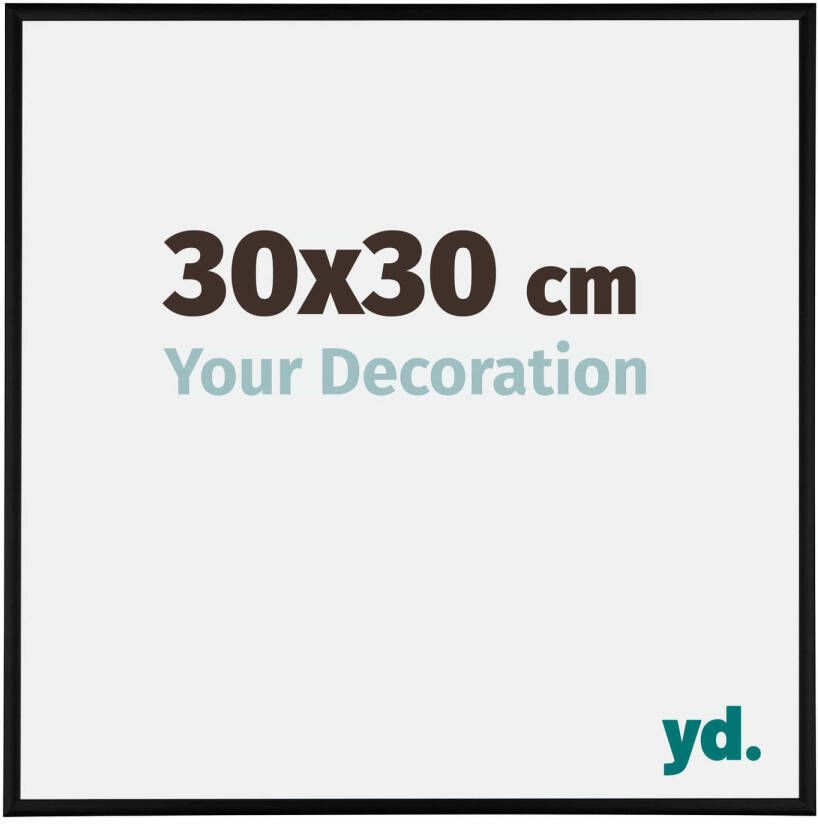 Your Decoration Fotolijst 30x30cm Zwart Mat Aluminium Kent