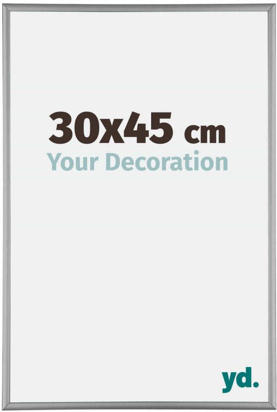 Your Decoration Fotolijst 30x45cm Platina Aluminium Kent