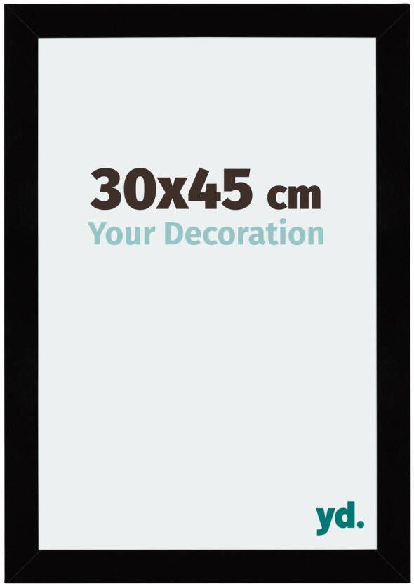 Your Decoration Fotolijst 30x45cm Zwart Hoogglans MDF Mura