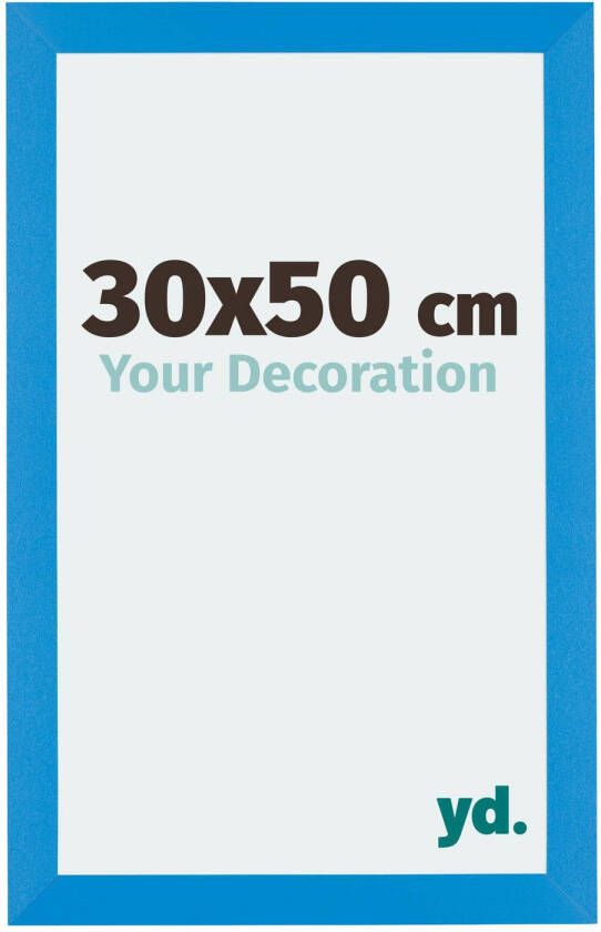Your Decoration Fotolijst 30x50cm Helder Blauw MDF Mura