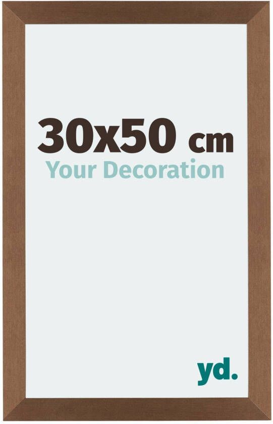 Your Decoration Fotolijst 30x50cm Koper Decor MDF Mura