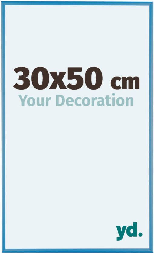 Your Decoration Fotolijst 30x50cm Staal Blauw Aluminium Austin